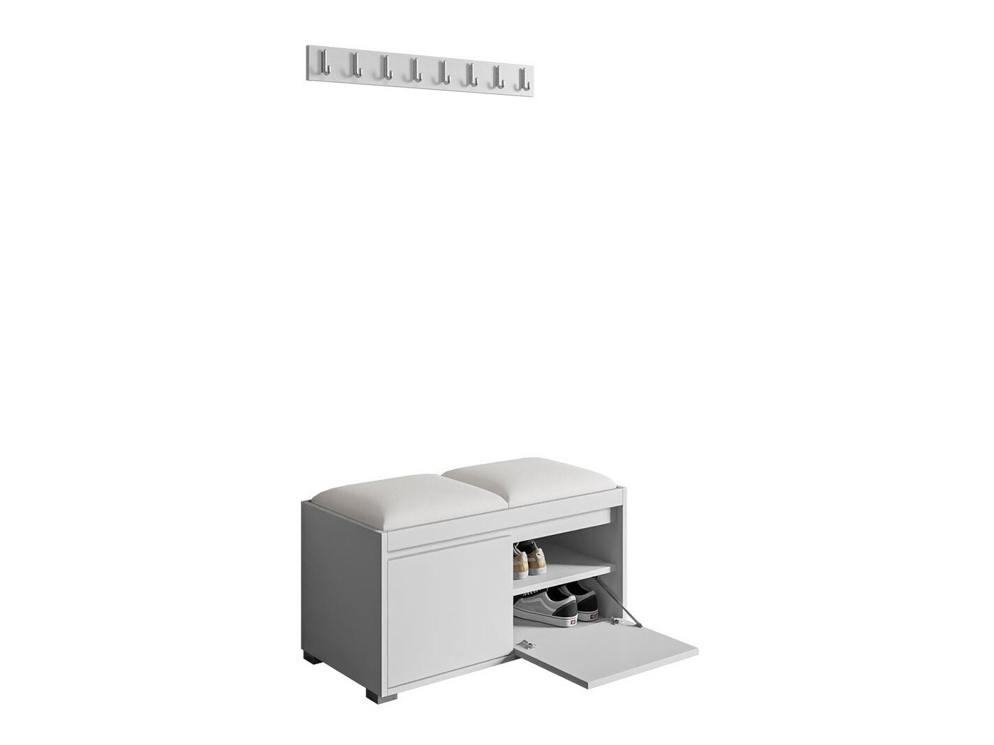 Flurgarnitur Comfivo Pinus I (Weiß + Soft 017)