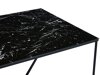 Couchtisch Riverton 381 (Schwarzer Marmor + Schwarz)