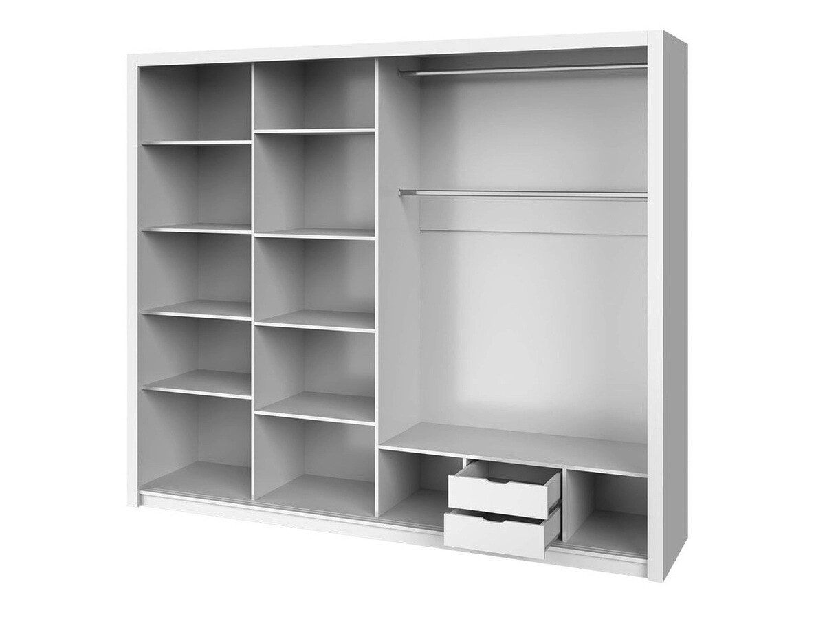 Schlafzimmer-Set Catromi 116 (Weiß + Soft Pik 017)