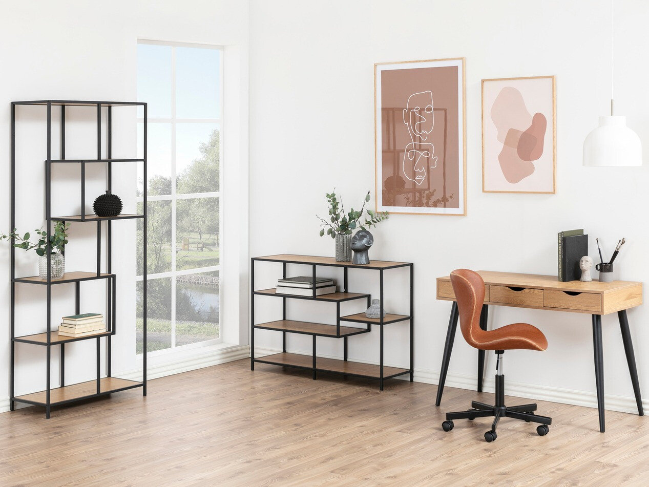 Regal Norsica Sevferi 102 (Wildeichenholzoptik + Schwarz)