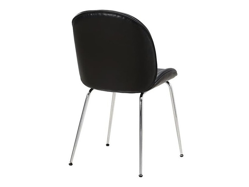 Stuhl Charleston 199 (Schwarz + Silber)