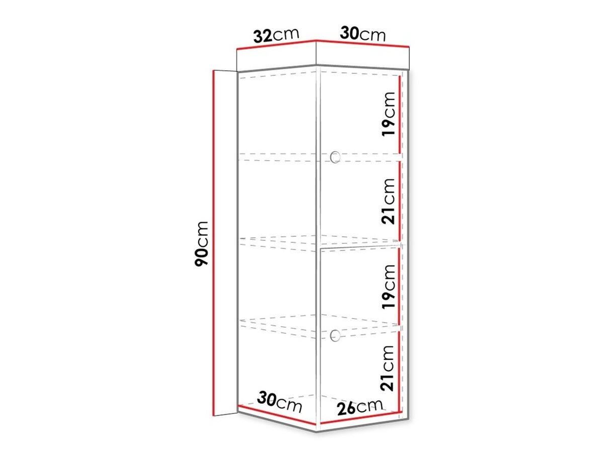 Wandhängeschrank für Badezimmer Hartford B107