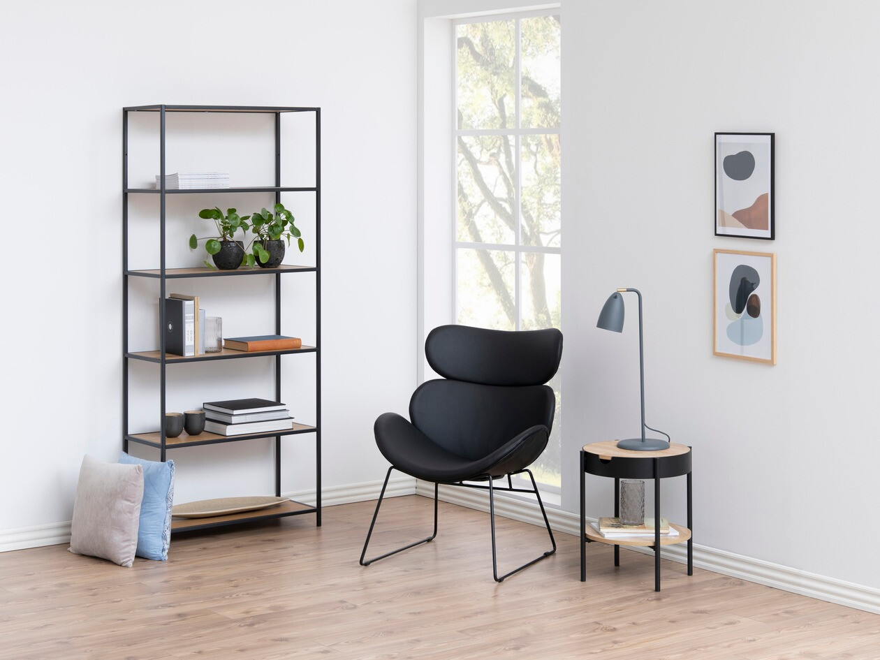 Regal Norsica Sevferi 107 (Wildeichenholzoptik + Schwarz)