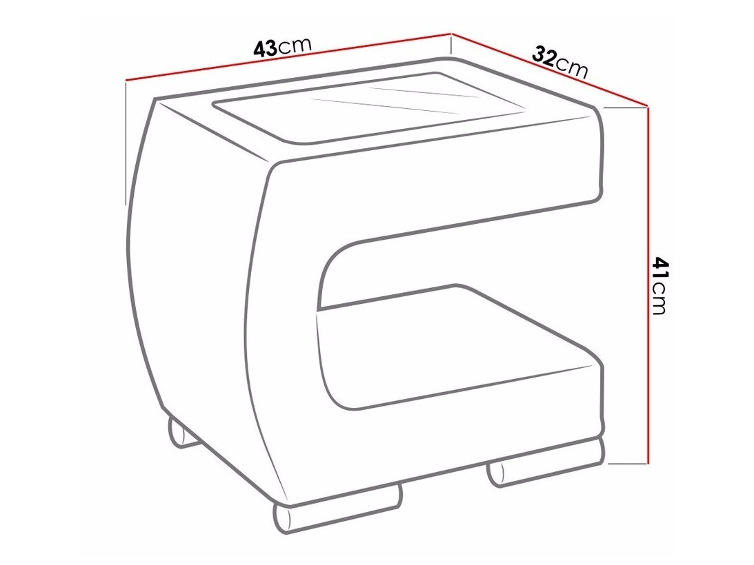 Nachttisch Mensa (Soft 029)
