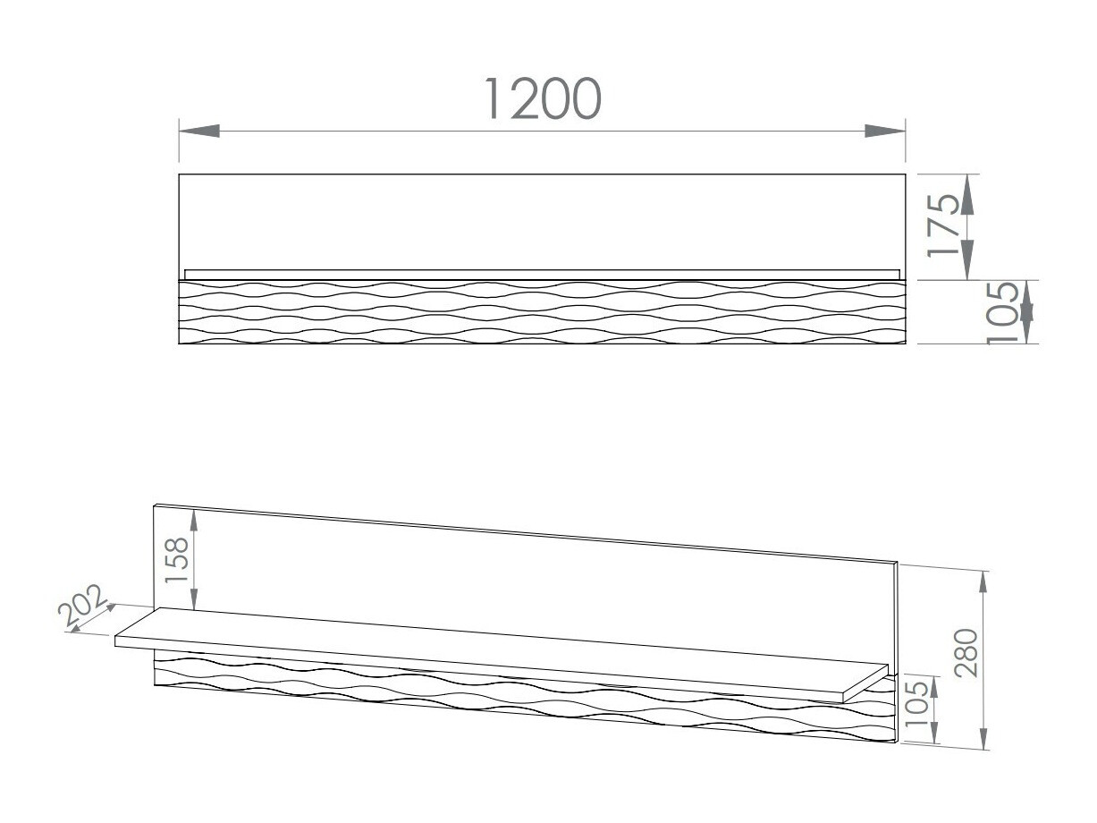 Wandregal Noleliu 103