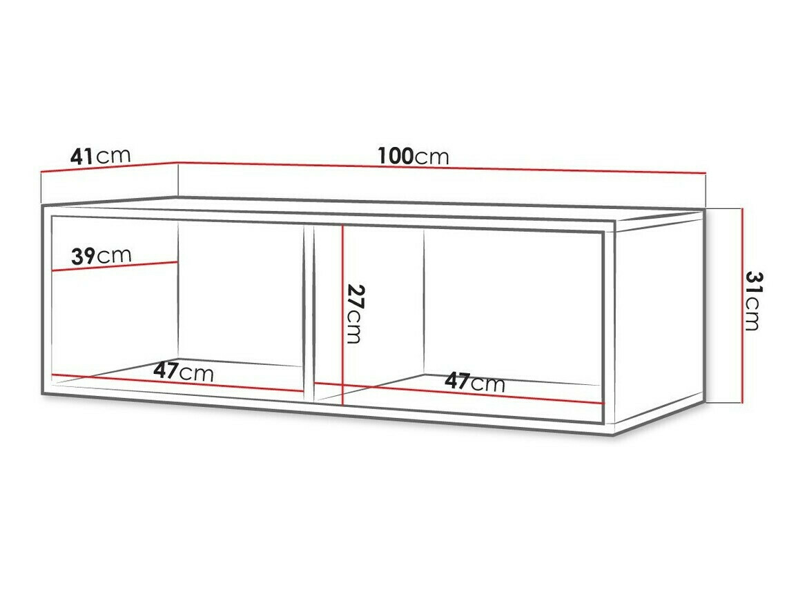 Wandregal Remus I (Artisan Eichenholzoptik)