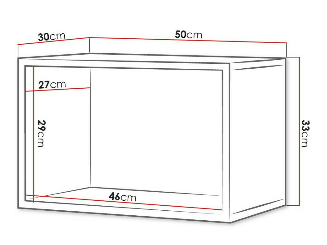 Wandregal Tivdalu 141 (Artisan Eichenholzoptik)