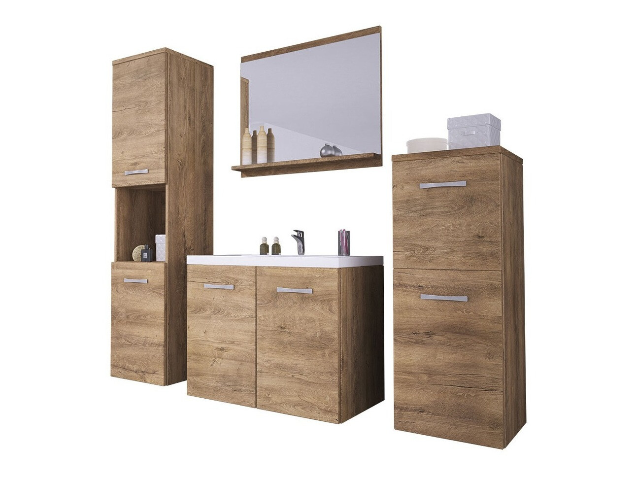 Badezimmer-Set Sarasota 108 (Lefkas-Eiche)