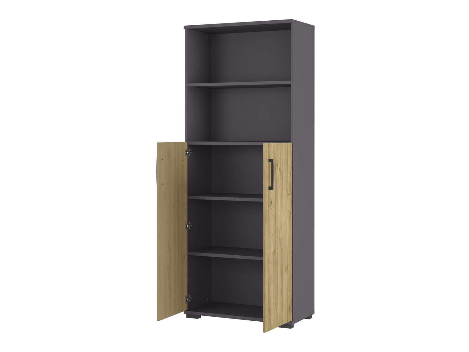 Regal Lartesi 103 (Graphit + Grandson Eichenholzoptik)