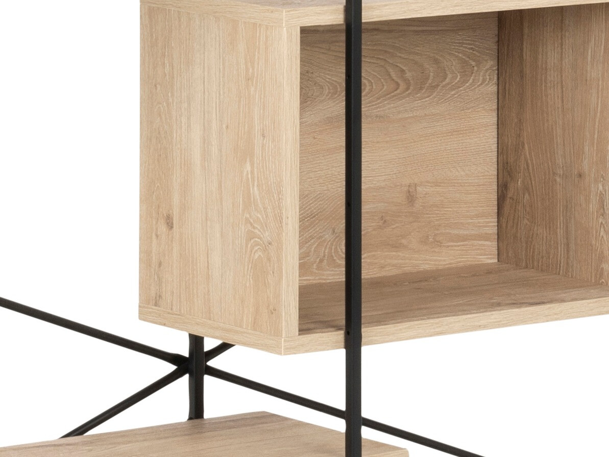 Regal Norsica 344 (Eichenholzoptik gebleicht + Schwarz)