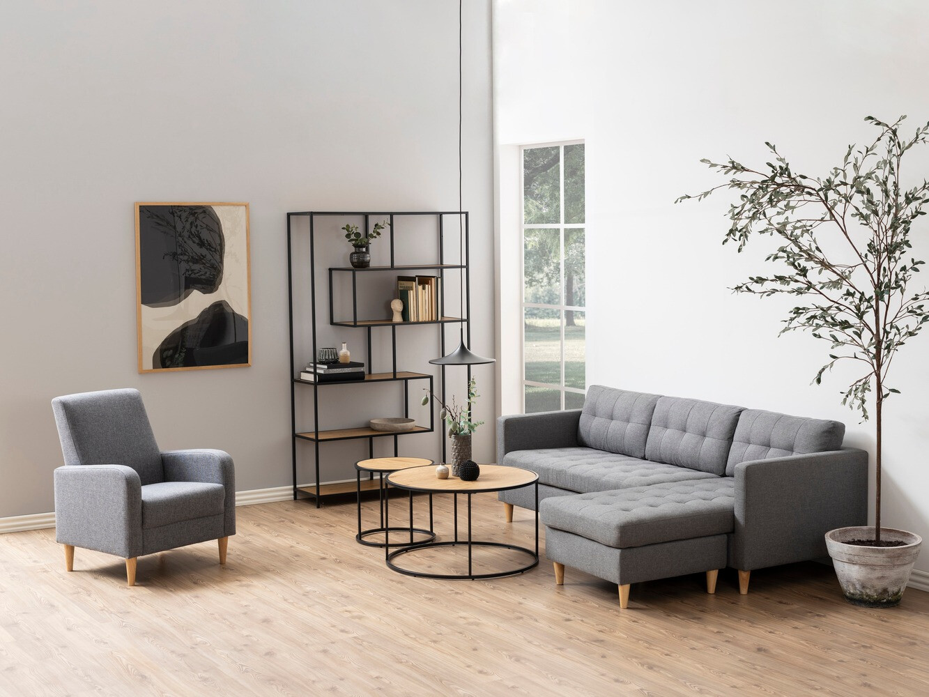 Regal Norsica Sevferi 134 (Wildeichenholzoptik + Schwarz)