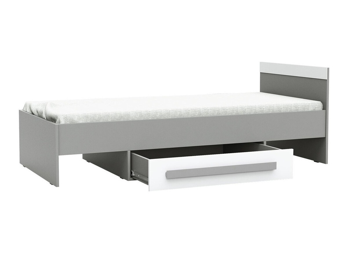 Möbel-Set Akron H106 (Anthrazit + Weiß + Grau)