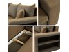 Ecksofa Comfivo 153 (Matana 17 + Uttario Velvet 2979)