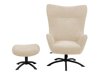 Sessel Norsica 490 (Schwarz + Cremefarben)