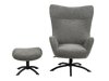 Sessel Norsica 490 (Schwarz + Grau)
