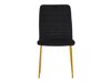 Stuhl Charleston 152 (Schwarz + Messing)