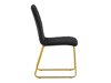 Stuhl Charleston 152 (Schwarz + Messing)