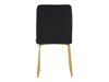 Stuhl Charleston 152 (Schwarz + Messing)