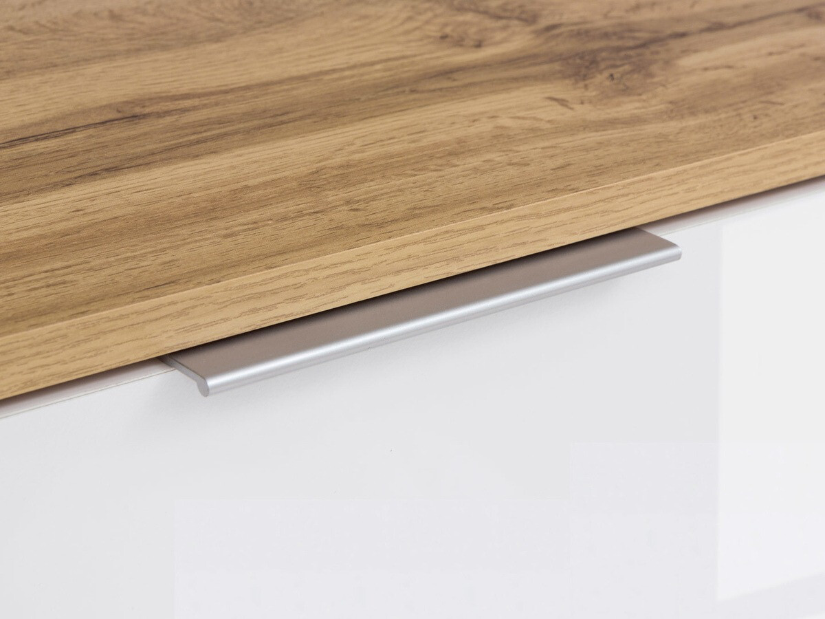 Regal Tivetra 108 (Wotan Eiche + Weiß glänzend)