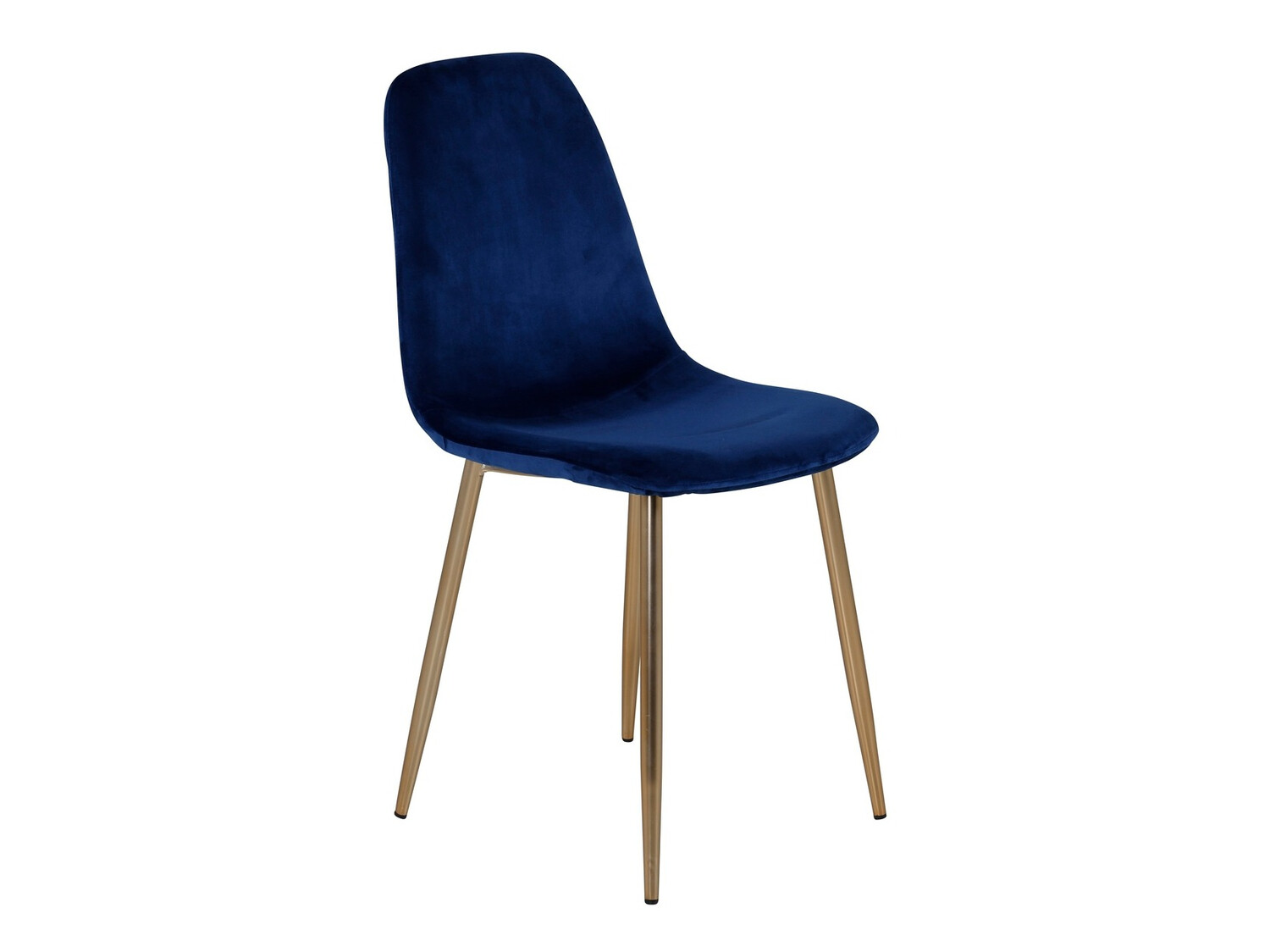 Stuhl Dallas 252 (Blau + Messing)