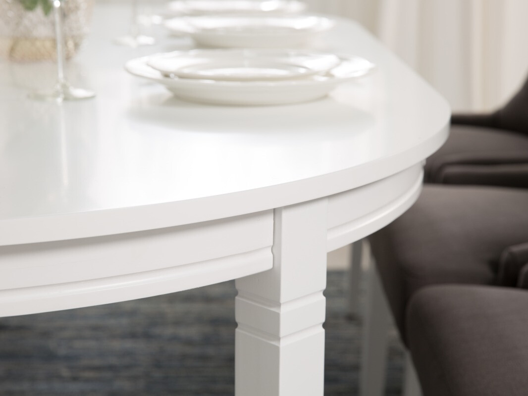 Essgruppe Bloomington 195 (Grau + Weiß)