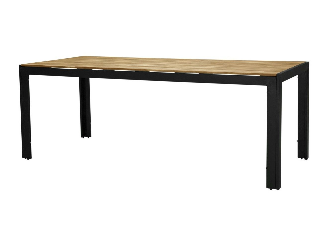 Gartentisch Dallas 673 (Akazie + Schwarz)