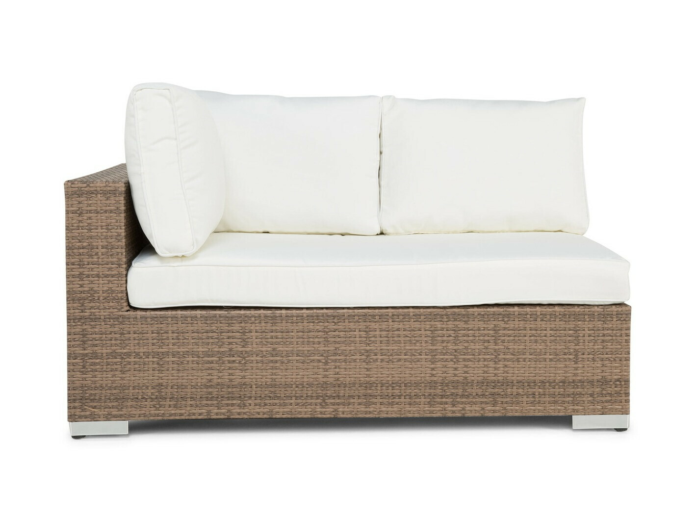 Gartensofa Comfort Garden 1376 (Braun + Weiß)