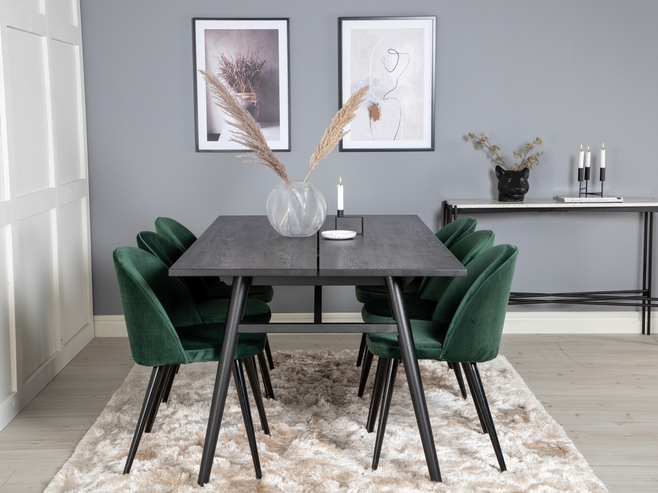 Essgruppe Dallas 1676 (Grün + Schwarz)
