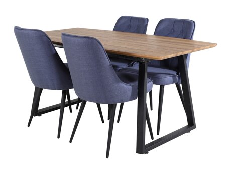 Essgruppe Dallas 332 (Blau + Schwarz)