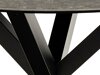 Tisch Norsica 780 (Schwarz + Schwarzer Marmor)