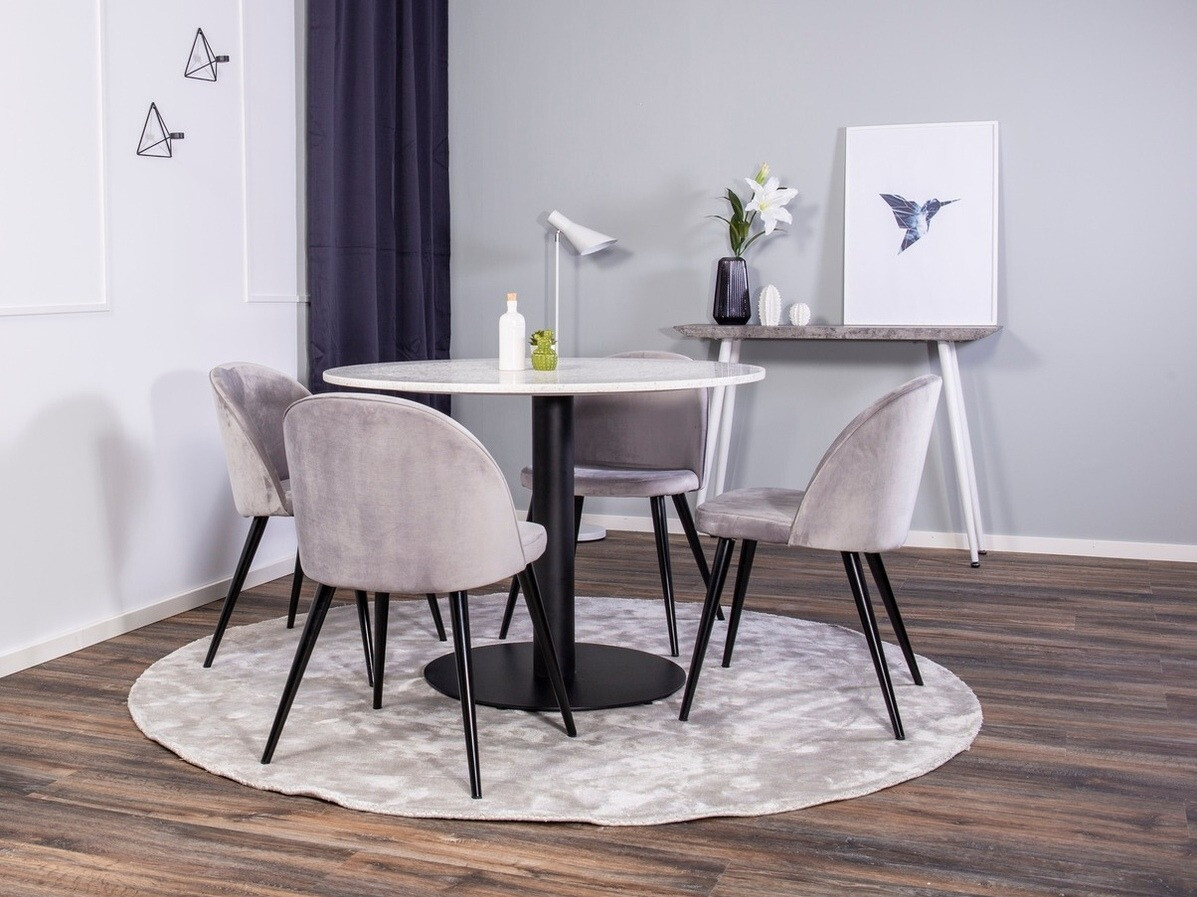 Essgruppe Dallas 1107 (Grau + Schwarz)