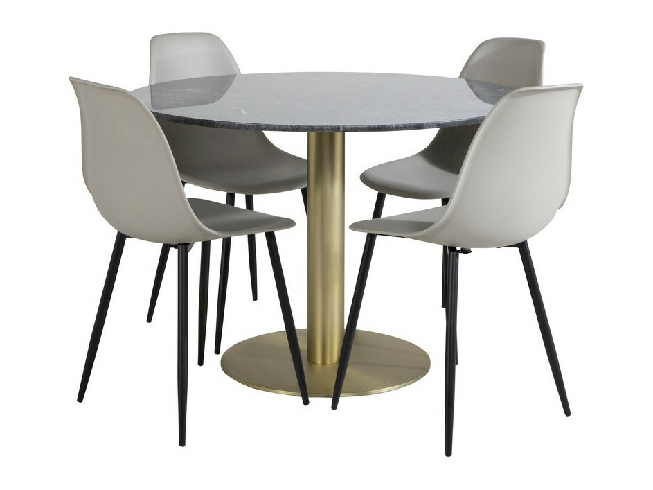 Essgruppe Dallas 1214 (Grau + Schwarz)