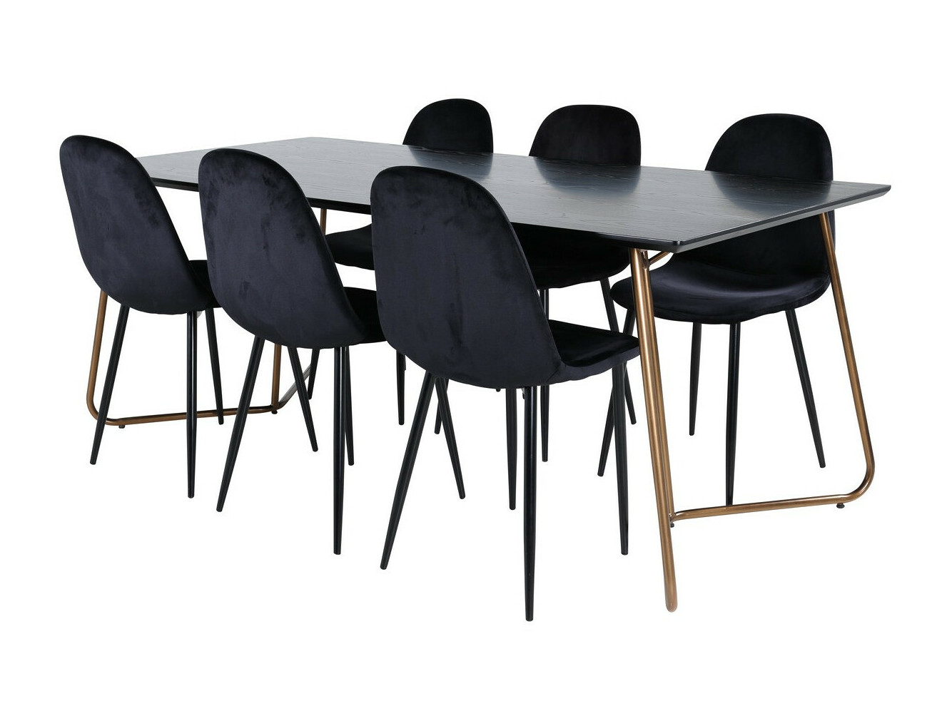 Essgruppe Dallas 2713 (Schwarz)