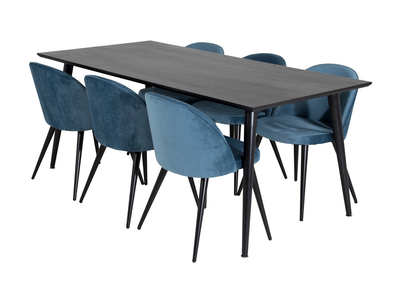 Essgruppe Dallas 1335 (Blau + Schwarz)