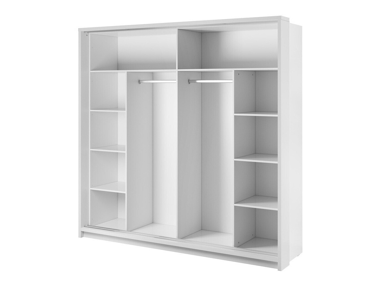 Kleiderschrank Fresno 105 (Weiß)