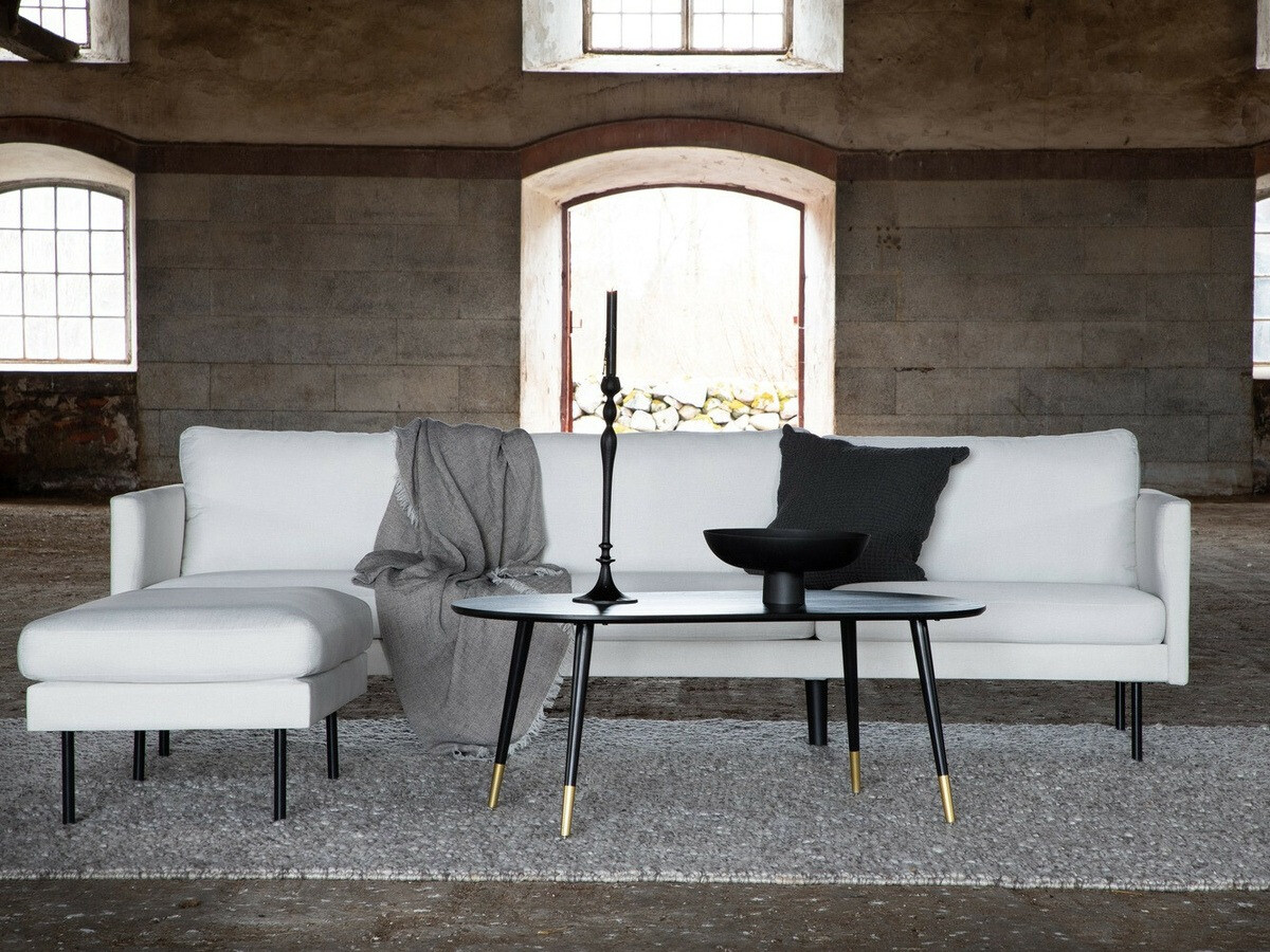 Polstermöbel-Set Fercame 105 (Schwarz + Beige)