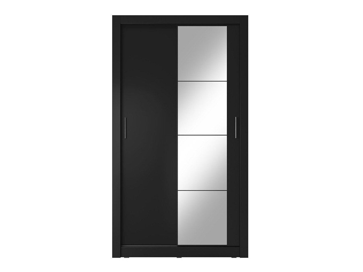 Kleiderschrank Fresno 118 (Schwarz)