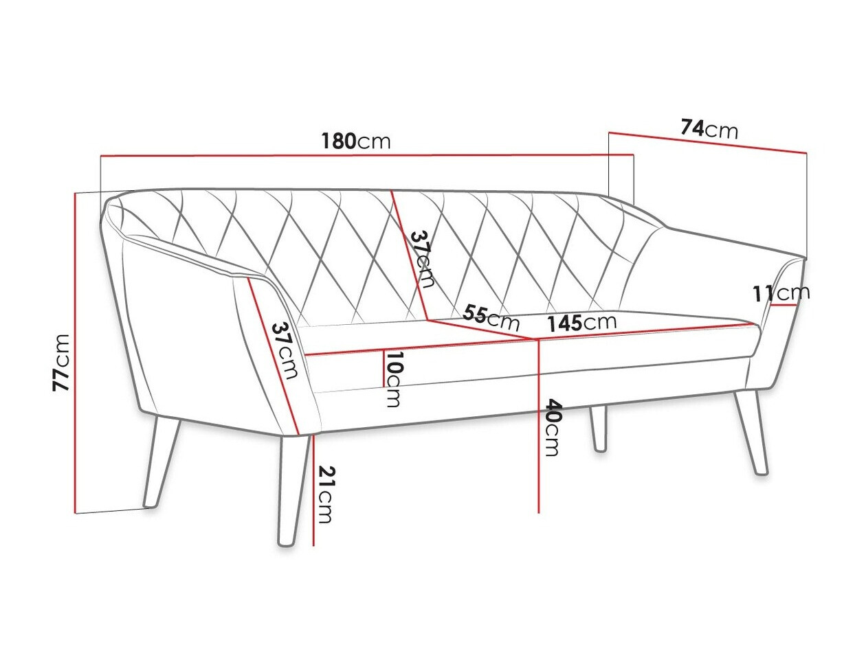 Sofa Arvada 105 (Manila 09)