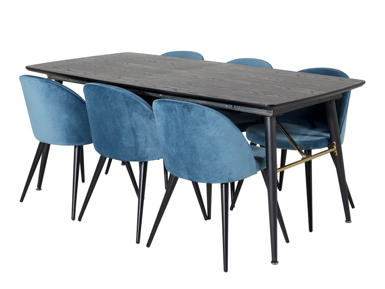 Essgruppe Dallas 1449 (Blau + Schwarz)