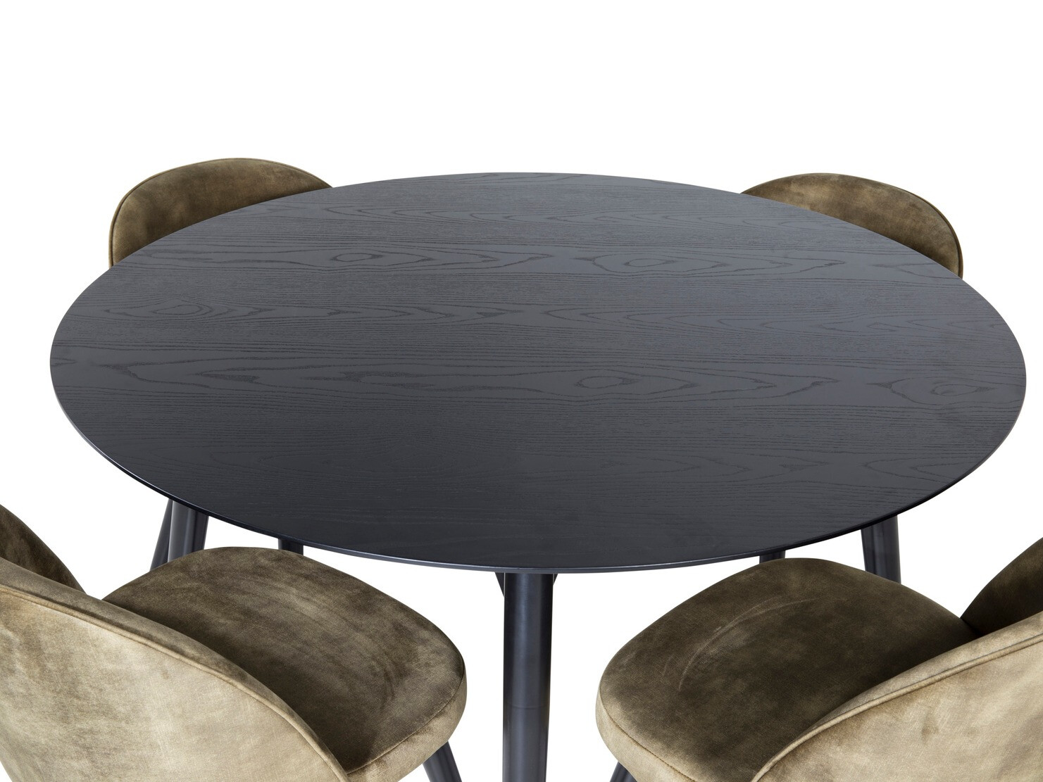 Essgruppe Dallas 1559 (Staubiges Grün + Schwarz)