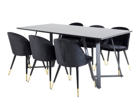 Essgruppe Dallas 1583 (Schwarz)