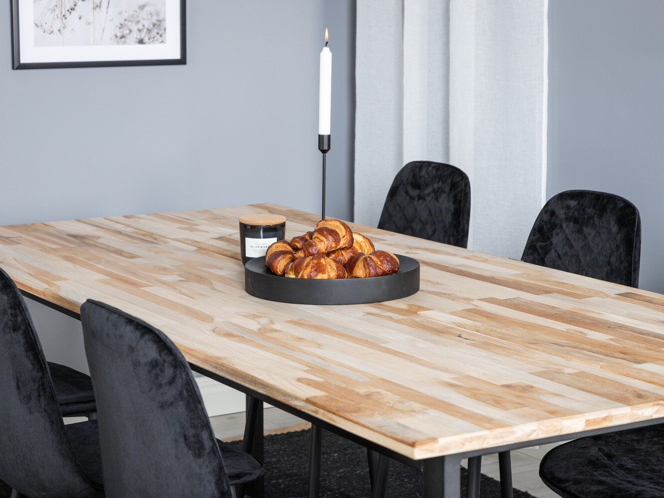 Essgruppe Dallas 1645 (Schwarz)