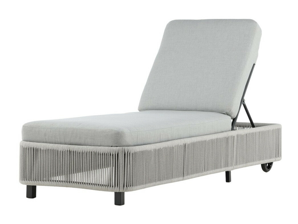 Garten-Loungesessel Dallas 2320 (Grau + Schwarz)