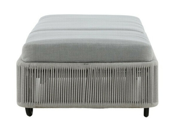 Garten-Loungesessel Dallas 2320 (Grau + Weiß)