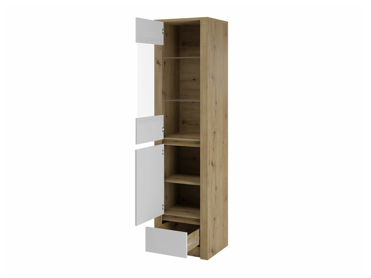 Wohnzimmer-Sets Deldale 115 (Artisan Eichenholzoptik + Weiß)