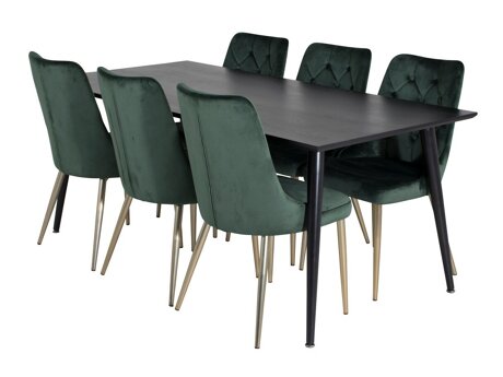 Essgruppe Dallas 1336 (Grün + gold)