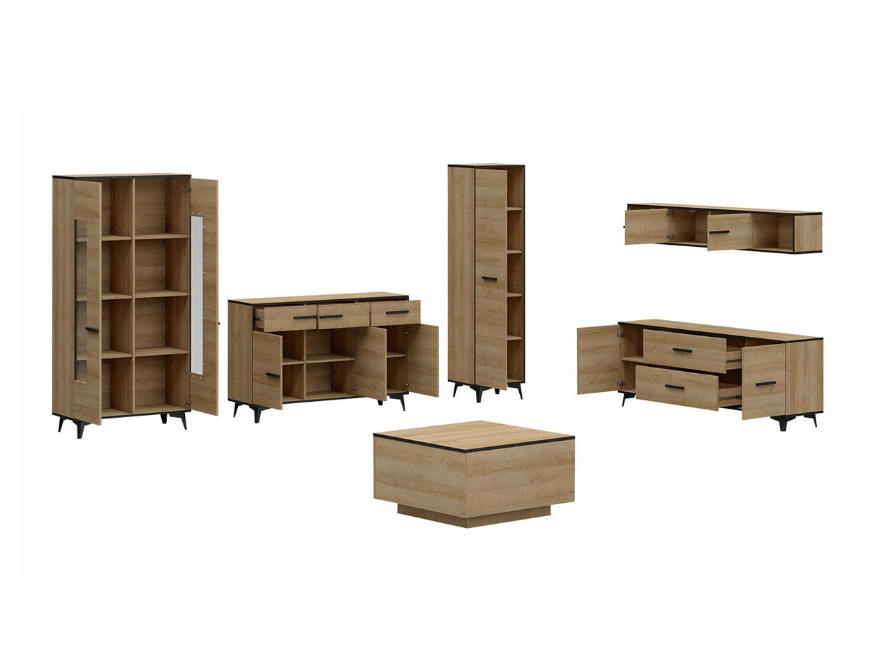 Wohnzimmer-Sets Avimora 112 (Walnussholzoptik)