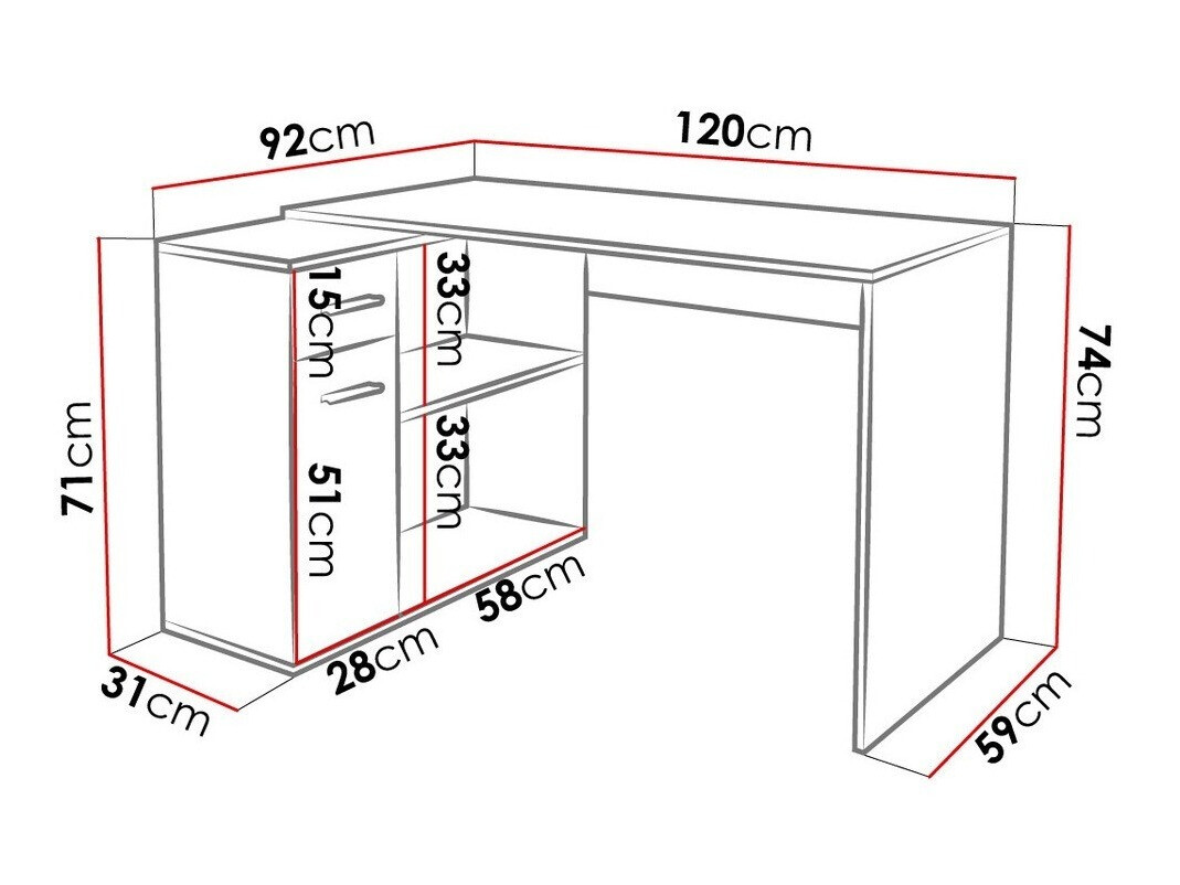 Eckschreibtisch Affectus