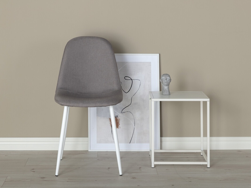 Stuhl Dallas 3222 (Grau + Weiß)