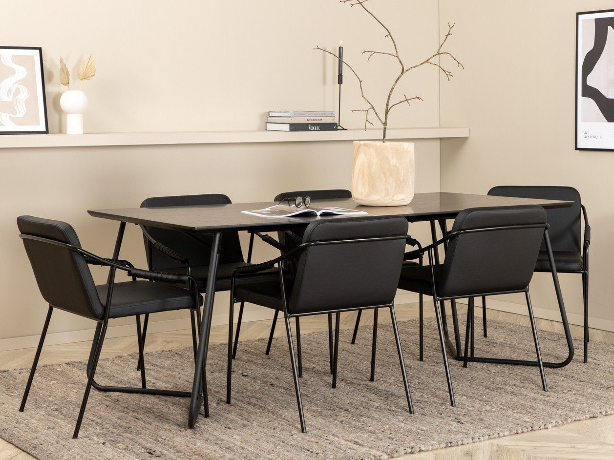 Essgruppe Dallas 2720 (Schwarz)